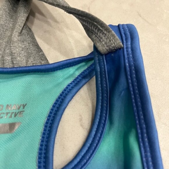 OLD NAVY Activewear Go Dry Tank with Built in Bra Girls XL (14-16) Gre… - Picture 7 of 8
